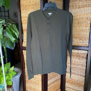 Green Thermal Henley